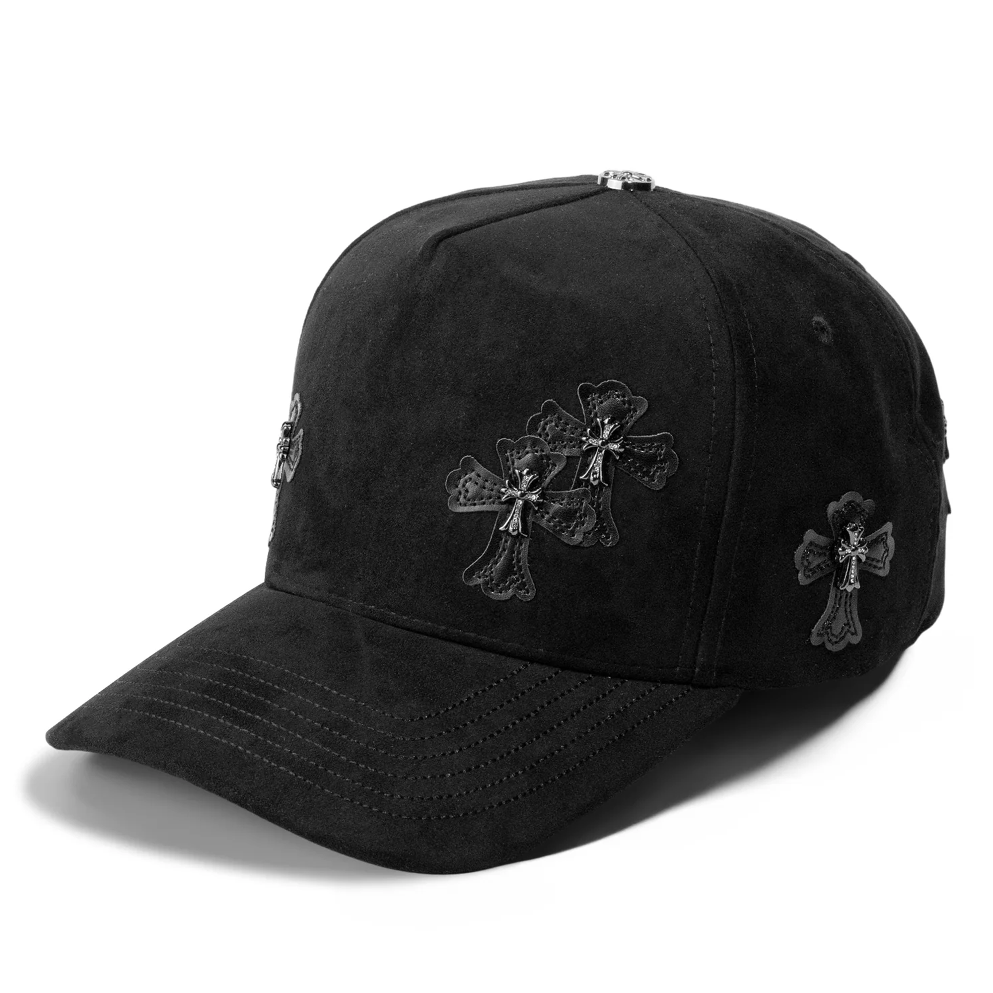 LA CROSS Plain 5Panel Fancy Suede Cap