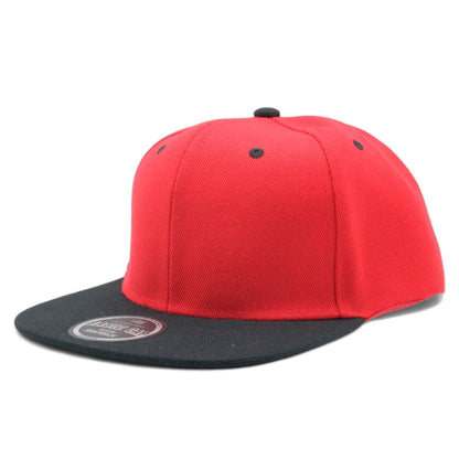 Blank Solid Two Tone Color Snapback Caps