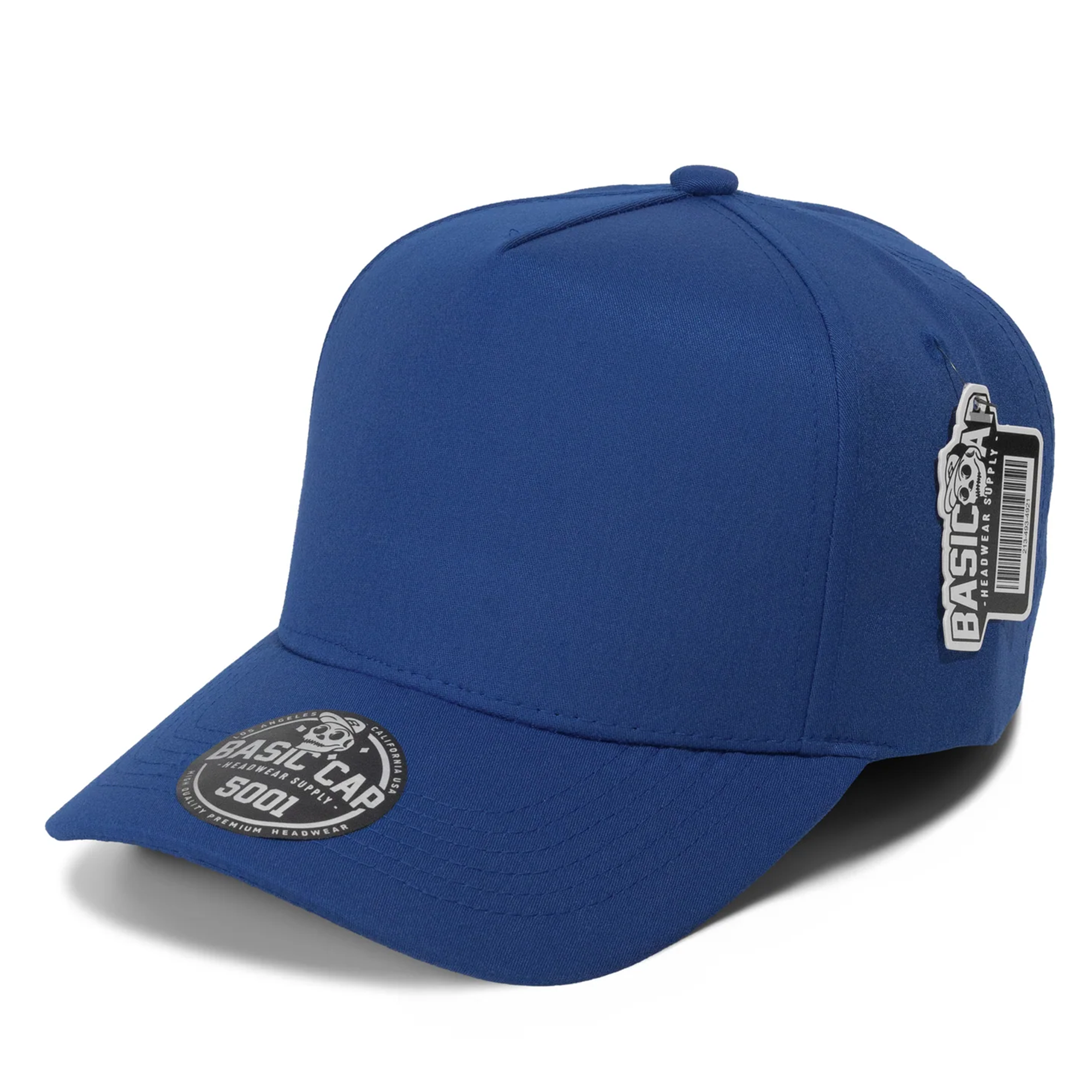 Blank Solid Color 5 Panels Snapback Caps