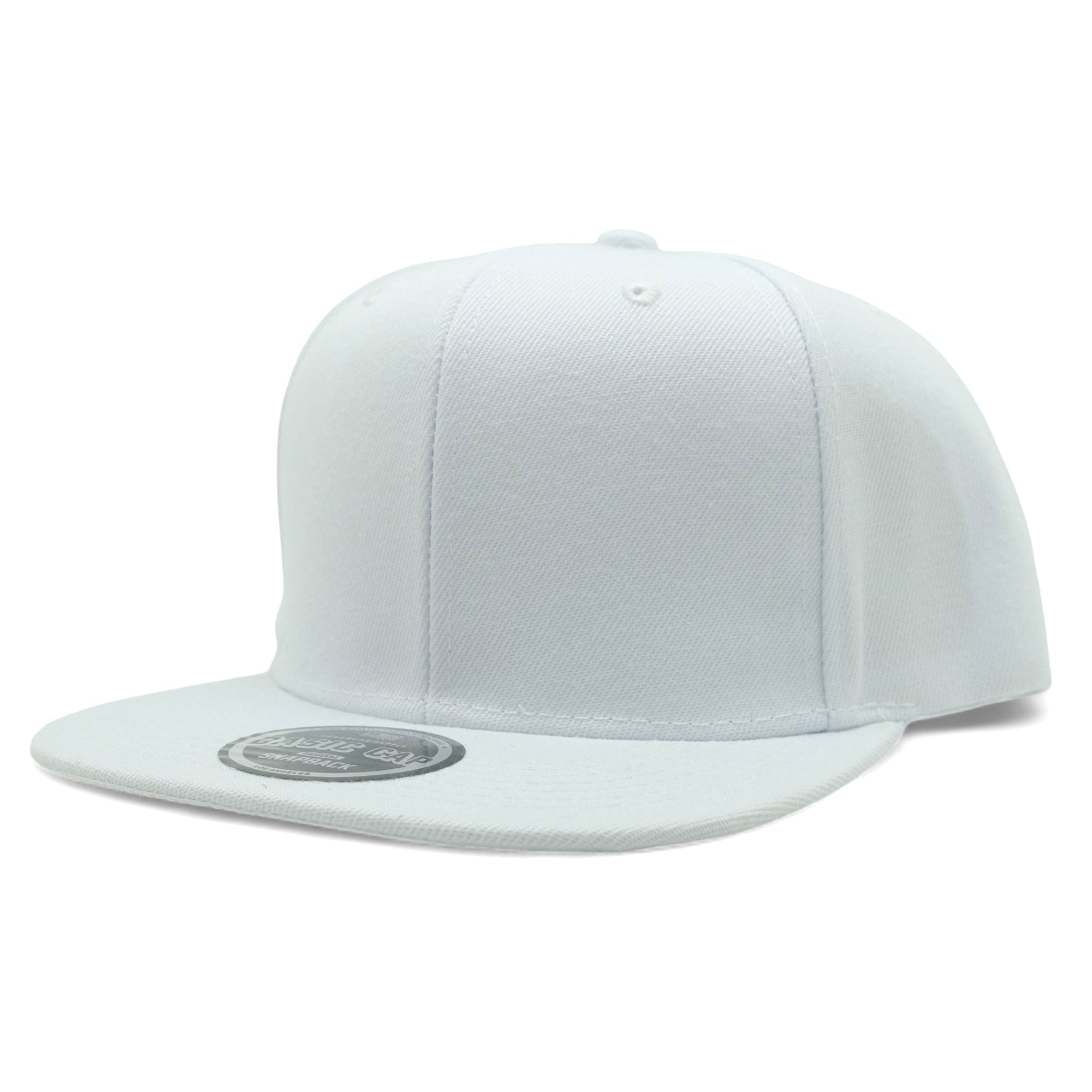 Blank Solid Color Snapback Caps