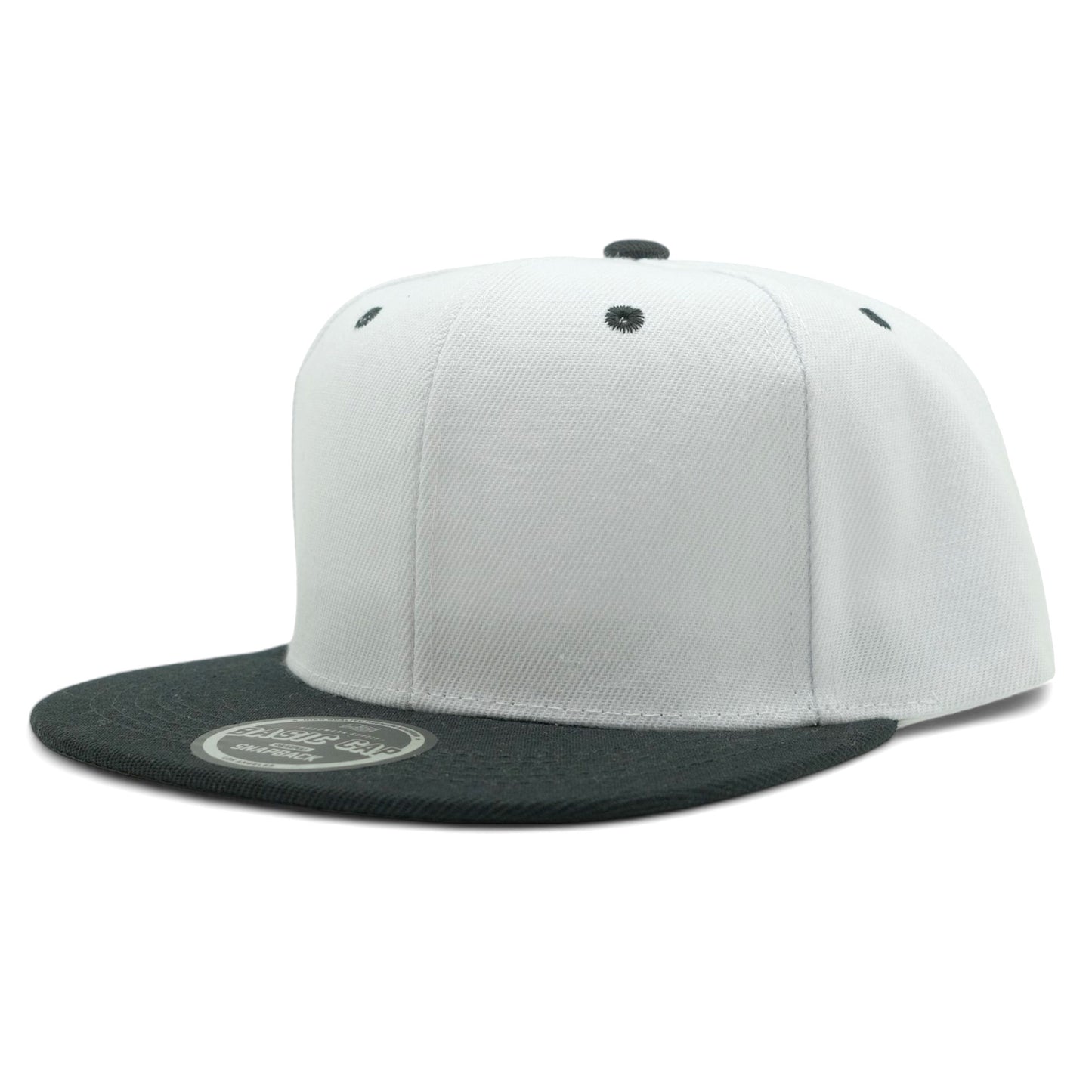 Blank Solid Two Tone Color Snapback Caps