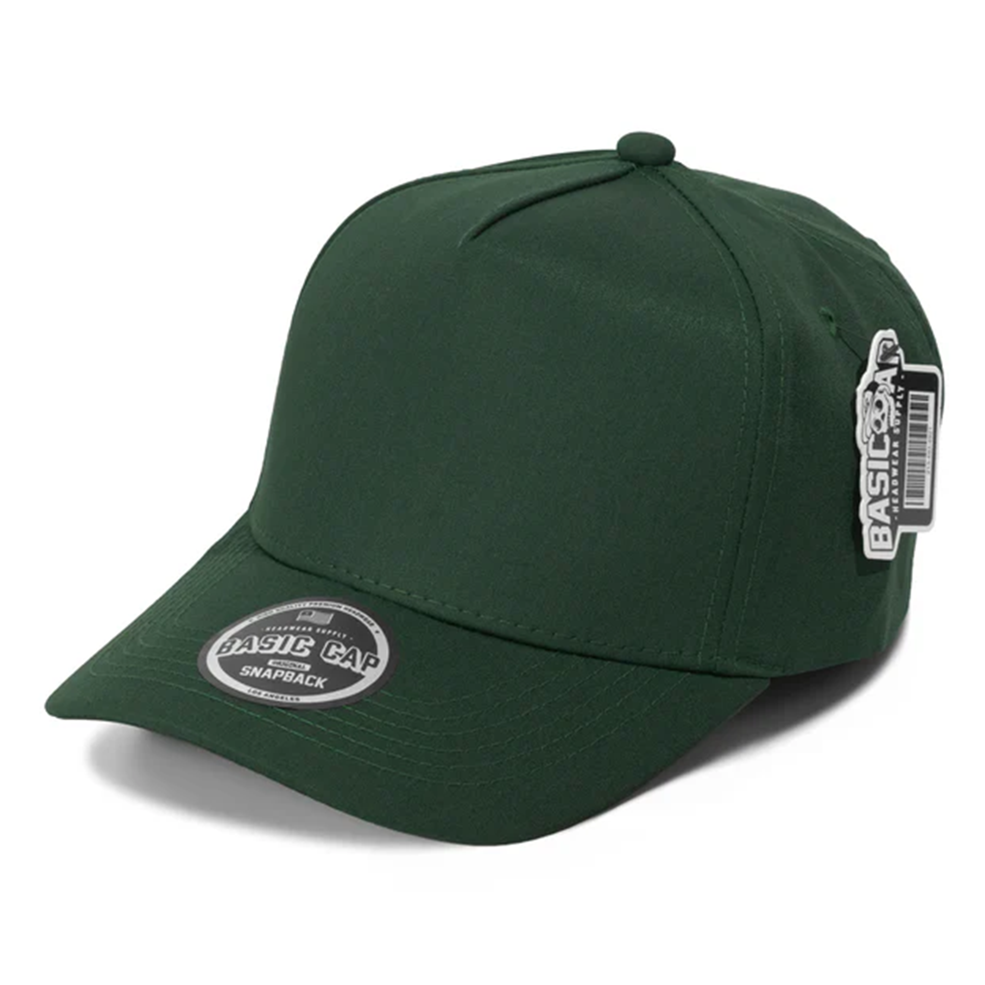 Blank Solid Color 5 Panels Snapback Caps