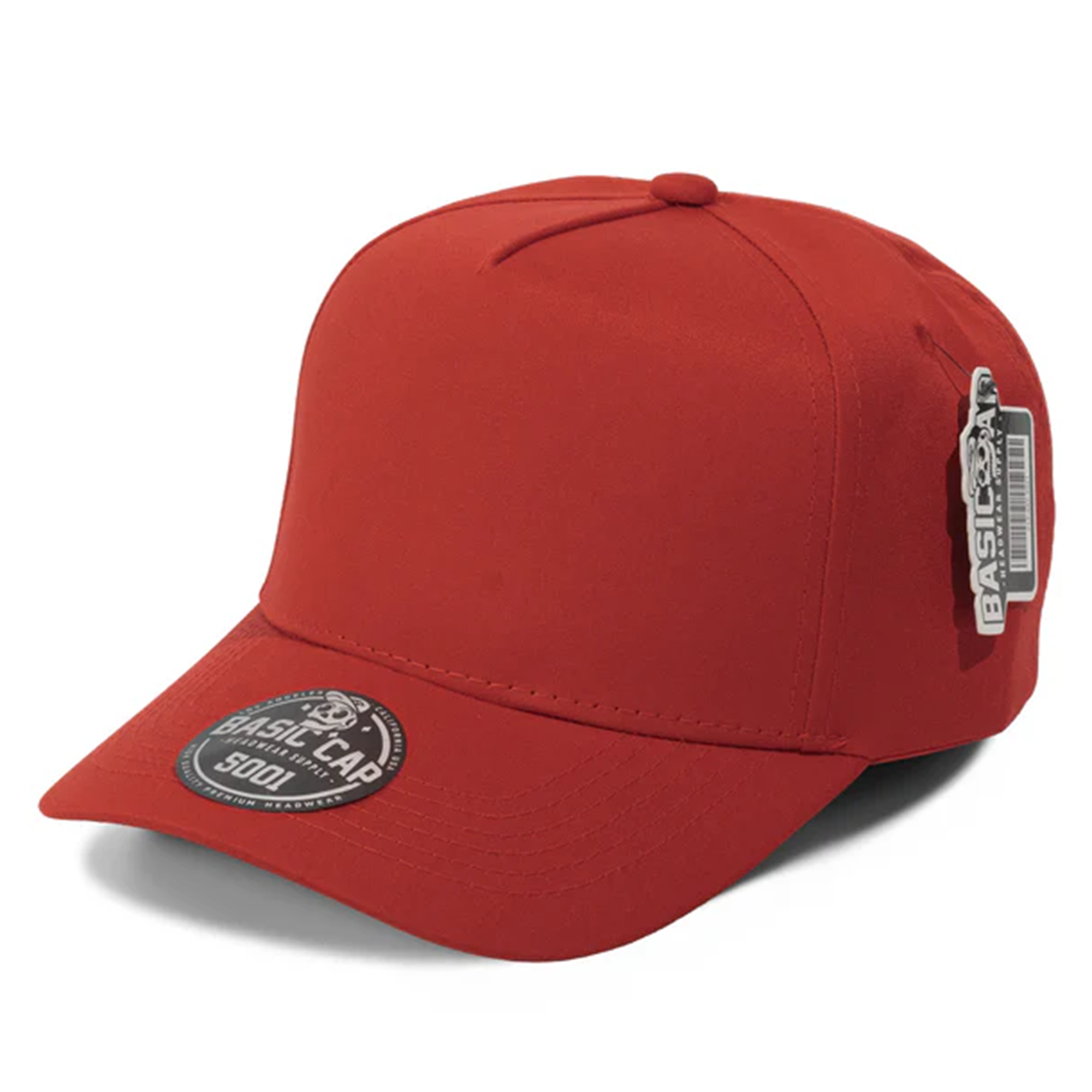 Blank Solid Color 5 Panels Snapback Caps