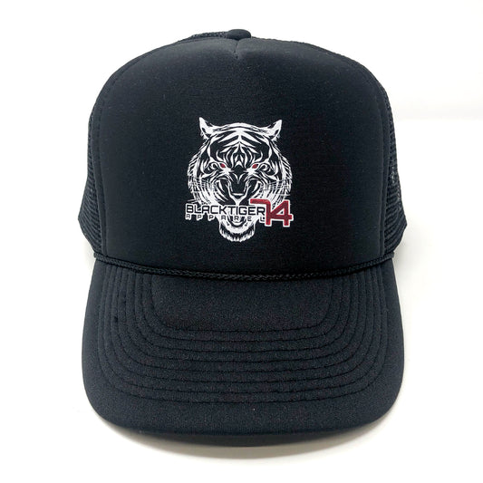 BlackTiger Logo Graphic Black Foam Trucker Caps