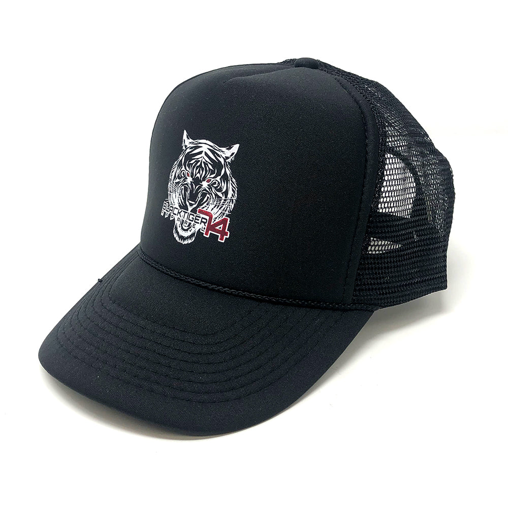 BlackTiger Logo Graphic Black Foam Trucker Caps