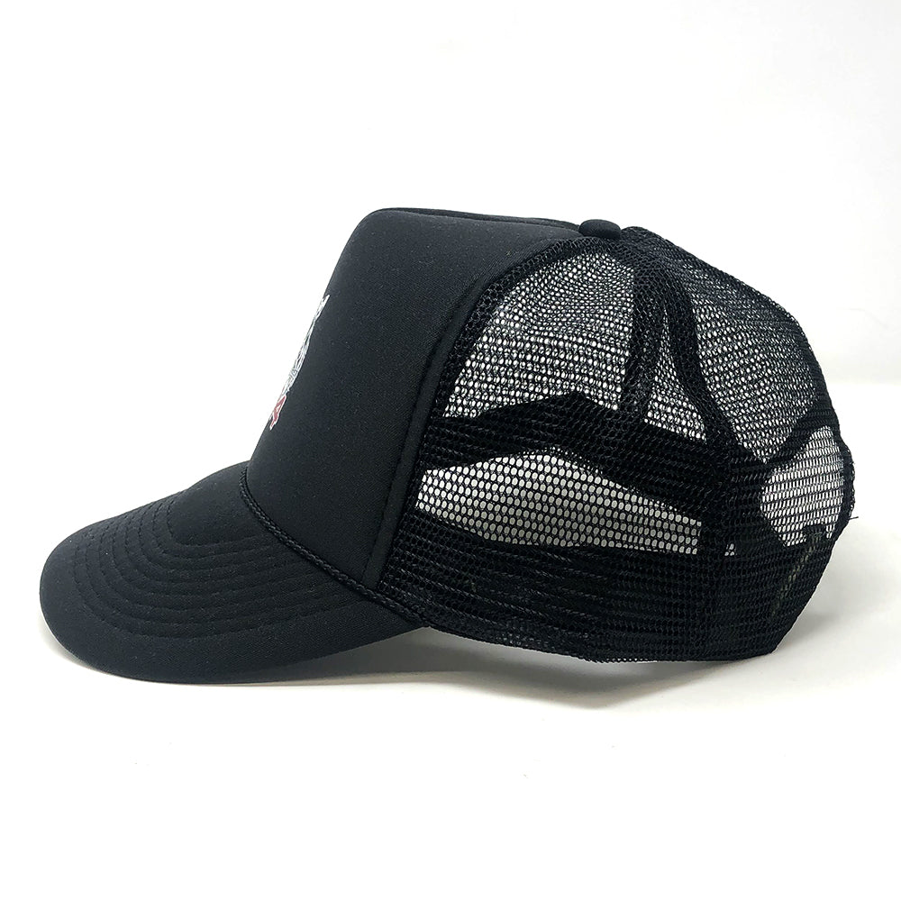 BlackTiger Logo Graphic Black Foam Trucker Caps