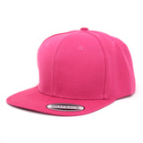 Blank Solid Color Snapback Caps