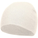 Short Cuffless Beanies-Unisex Cuffed Plain Skull Knit Hat Cap