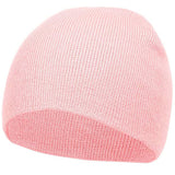Short Cuffless Beanies-Unisex Cuffed Plain Skull Knit Hat Cap
